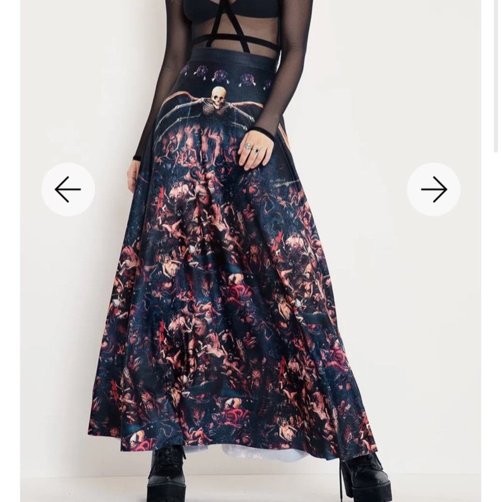 ISO Blackmilk The Damned Maxi Skirt